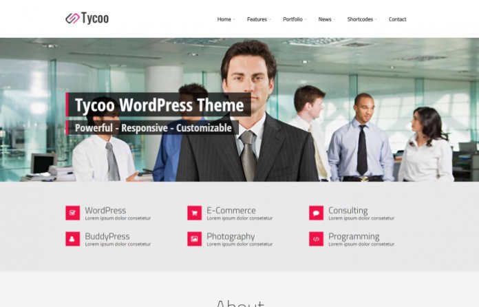 Tycoo - Business WordPress Theme